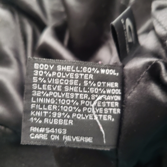 Beyonce's House of Dereon Black Maroon Wool Blend Varsity Jacket Size S - Picture 12 of 14